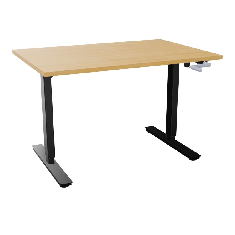 AXEL 2 BUREAU RECT 120X80 PPOBT - SYST. MANIVELLE  R5 SG