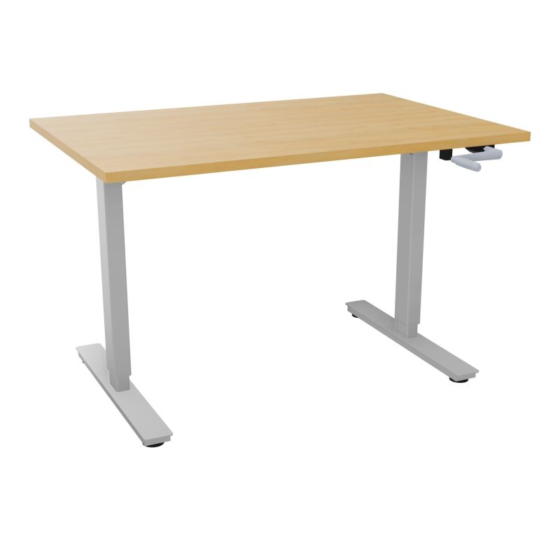 AXEL 2 BUREAU RECT 120X80 PPOBT - SYST. MANIVELLE  R5 Z4