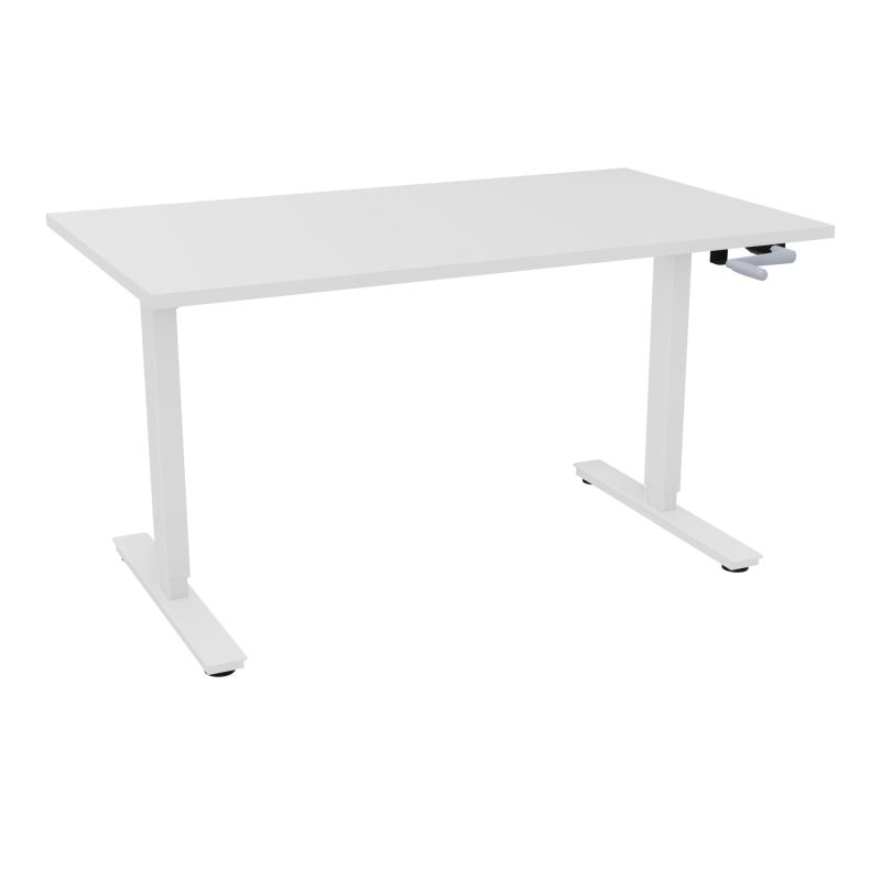 AXEL 2 BUREAU RECT 140X80 PP OBT - SYST. MANIVELLE  MG SO