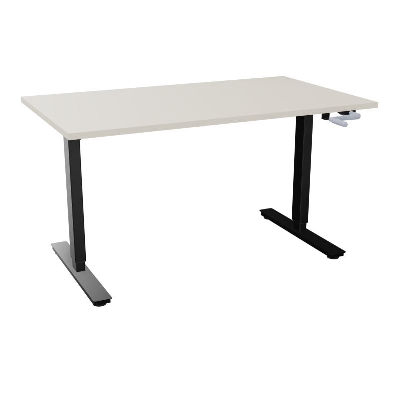 AXEL 2 BUREAU RECT 140X80 PPOBT - SYST. MANIVELLE  N5 SG