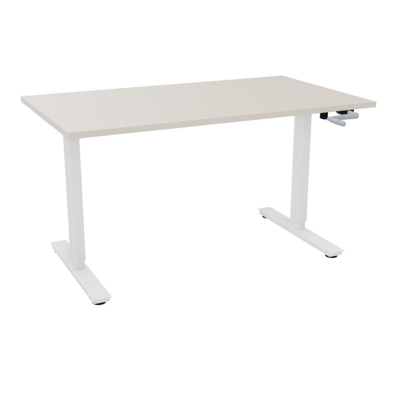AXEL 2 BUREAU RECT 140X80 PPOBT - SYST. MANIVELLE  N5 SO