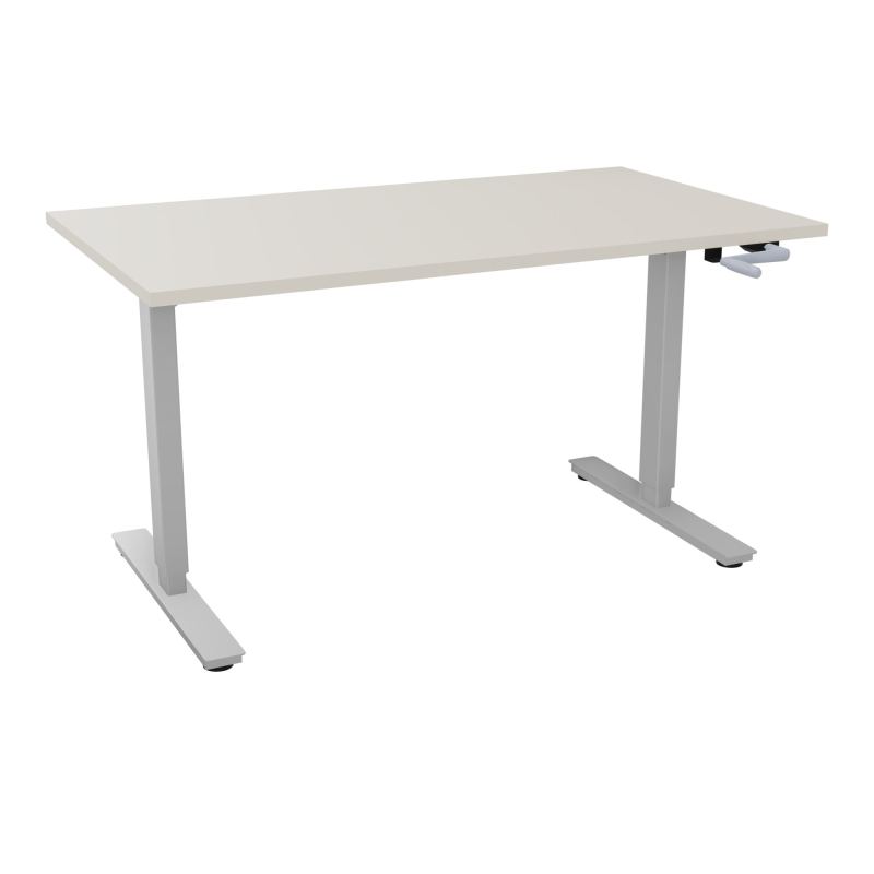 AXEL 2 BUREAU RECT 140X80 PPOBT - SYST. MANIVELLE  N5 Z4