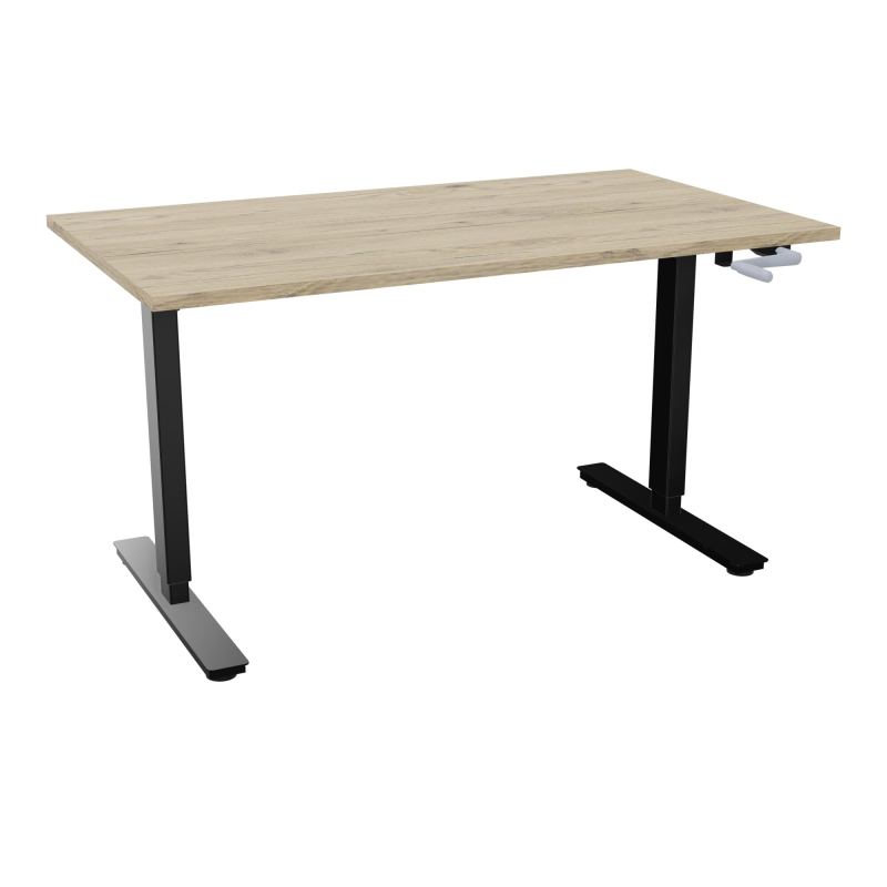 AXEL 2 BUREAU RECT 140X80 PP OBT - SYST. MANIVELLE  R3 SG