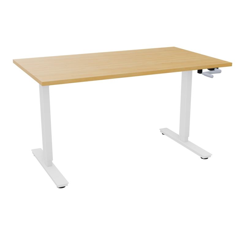 AXEL 2 BUREAU RECT 140X80 PPOBT - SYST. MANIVELLE  R5 SO