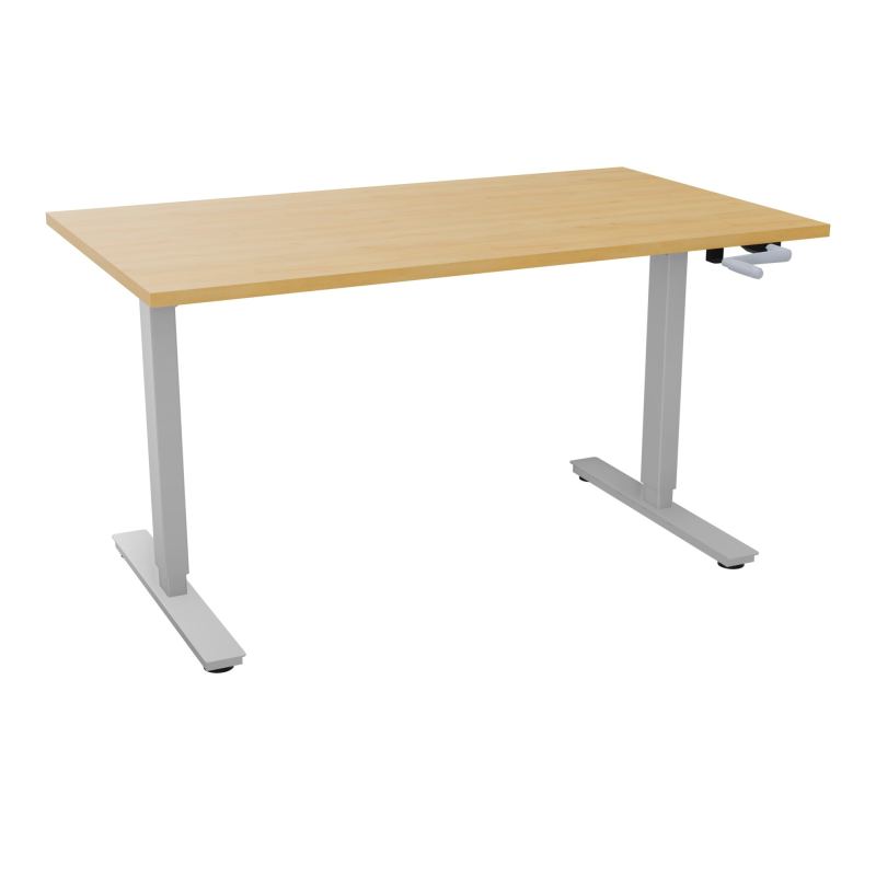 AXEL 2 BUREAU RECT 140X80 PPOBT - SYST. MANIVELLE  R5 Z4