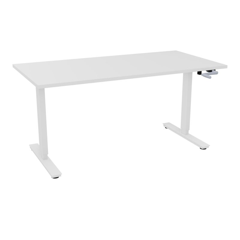 AXEL 2 BUREAU RECT 160X80 PP OBT - SYST. MANIVELLE  MG SO