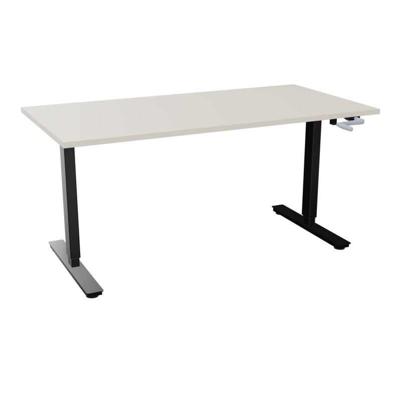 AXEL 2 BUREAU RECT 160X80 PPOBT - SYST. MANIVELLE  N5 SG