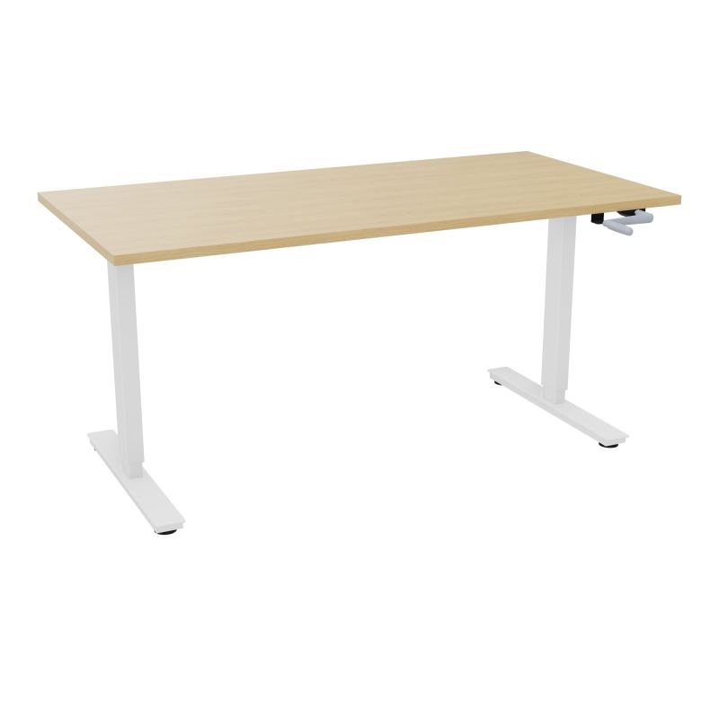 AXEL 2 BUREAU RECT 160X80 PP OBT - SYST. MANIVELLE  R1 SO