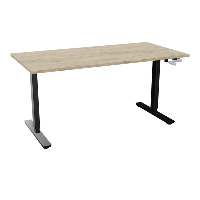 AXEL 2 BUREAU RECT 160X80 PP OBT - SYST. MANIVELLE  R3 SG