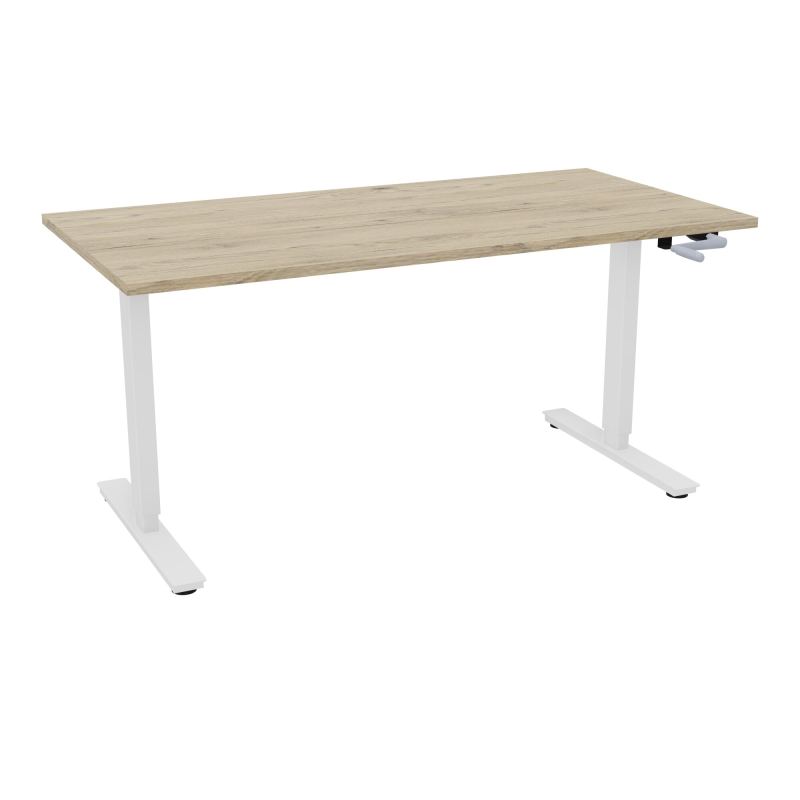 AXEL 2 BUREAU RECT 160X80 PP OBT - SYST. MANIVELLE  R3 SO