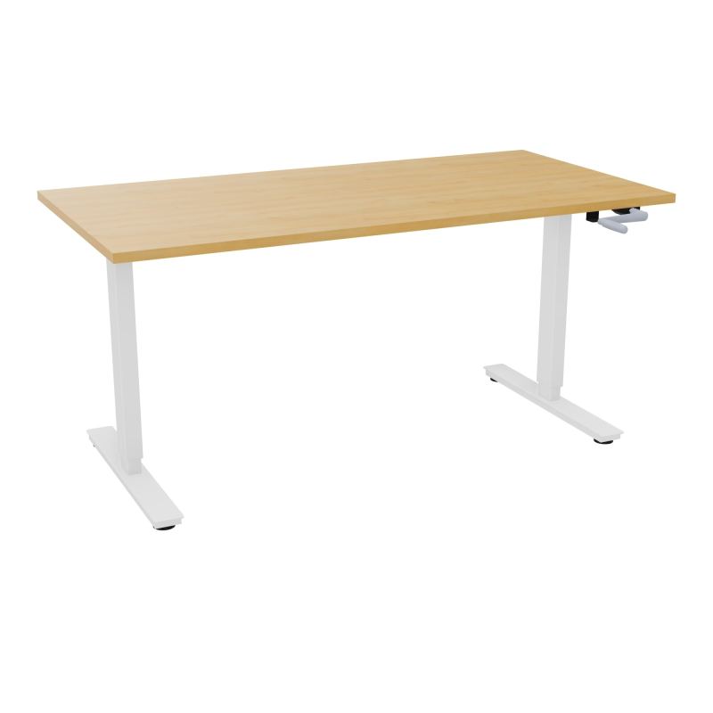 AXEL 2 BUREAU RECT 160X80 PPOBT - SYST. MANIVELLE  R5 SO