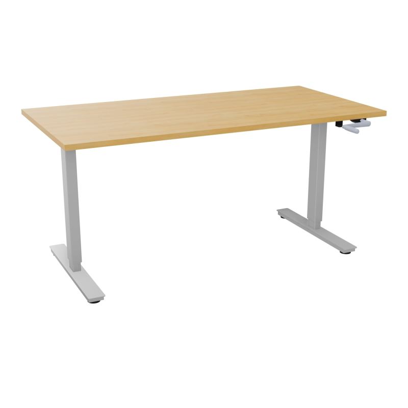 AXEL 2 BUREAU RECT 160X80 PPOBT - SYST. MANIVELLE  R5 Z4