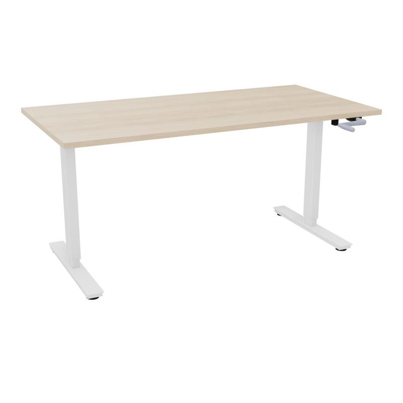 AXEL 2 BUREAU RECT 160X80 PPOBT - SYST. MANIVELLE  RZ SO