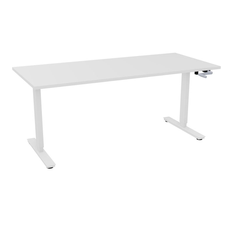 AXEL 2 BUREAU RECT 180X80 PP OBT - SYST. MANIVELLE  MG SO