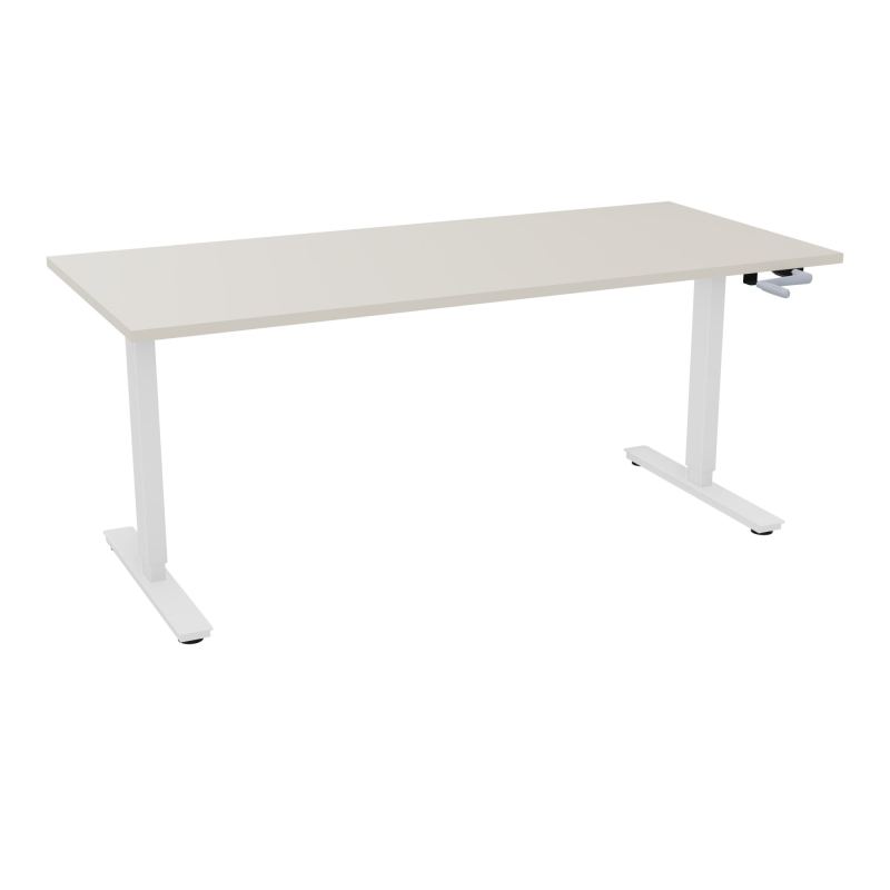 AXEL 2 BUREAU RECT 180X80 PPOBT - SYST. MANIVELLE  N5 SO