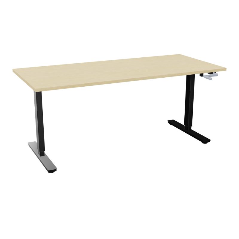 AXEL 2 BUREAU RECT 180X80 PPOBT - SYST. MANIVELLE  N8 SG
