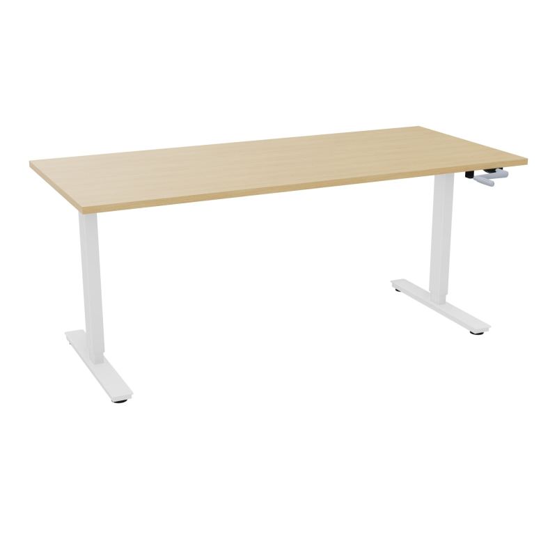 AXEL 2 BUREAU RECT 180X80 PP OBT - SYST. MANIVELLE  R1 SO