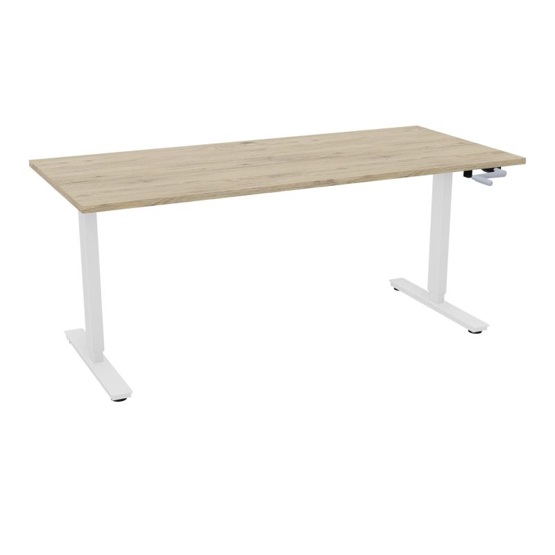 AXEL 2 BUREAU RECT 180X80 PP OBT - SYST. MANIVELLE  R3 SO