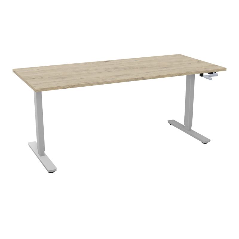 AXEL 2 BUREAU RECT 180X80 PP OBT - SYST. MANIVELLE  R3 Z4
