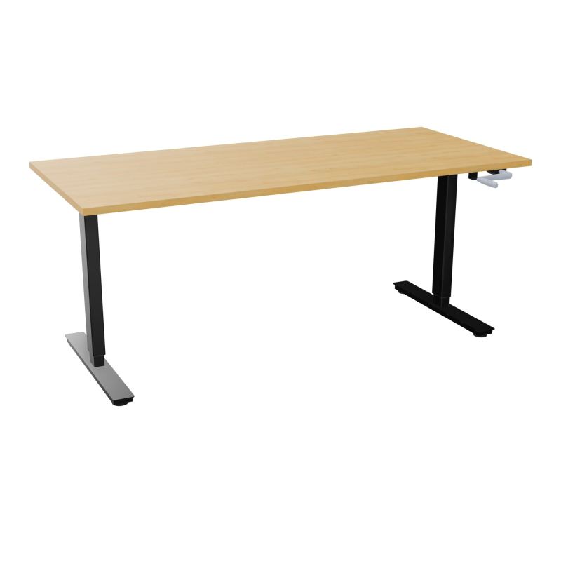 AXEL 2 BUREAU RECT 180X80 PPOBT - SYST. MANIVELLE  R5 SG