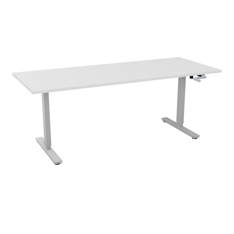 AXEL 2 BUREAU RECT 200X80 PP OBT - SYST. MANIVELLE  MG Z4