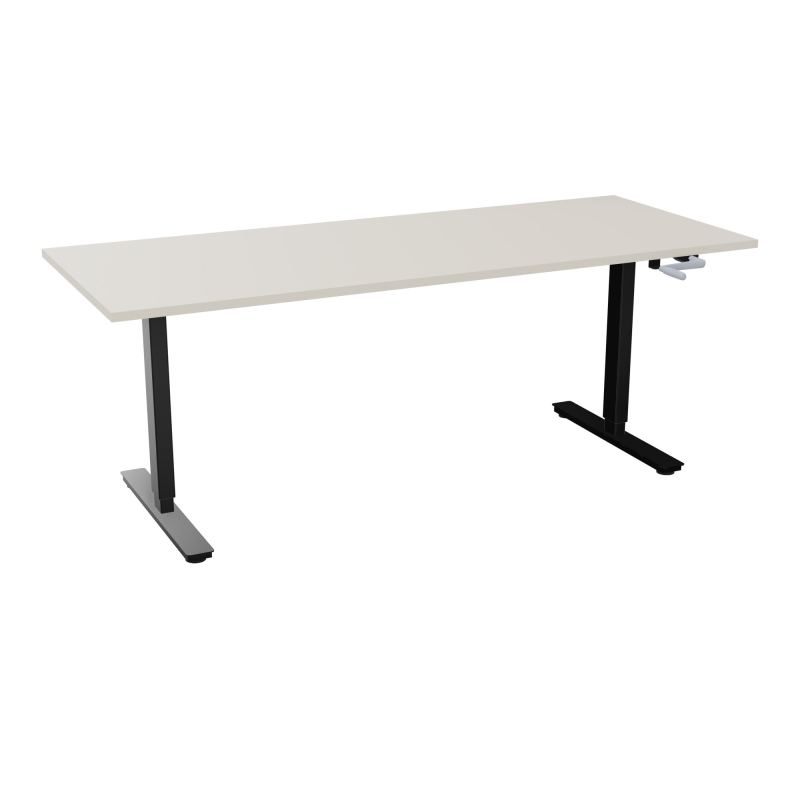 AXEL 2 BUREAU RECT 200X80 PPOBT - SYST. MANIVELLE  N5 SG