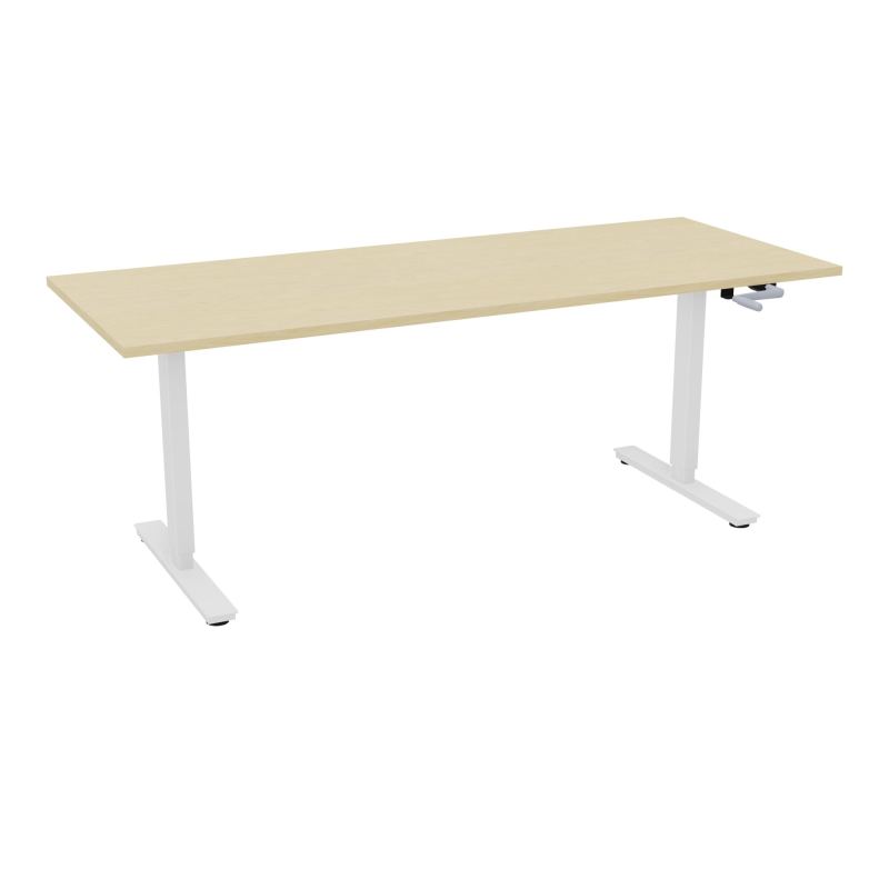 AXEL 2 BUREAU RECT 200X80 PPOBT - SYST. MANIVELLE  N8 SO