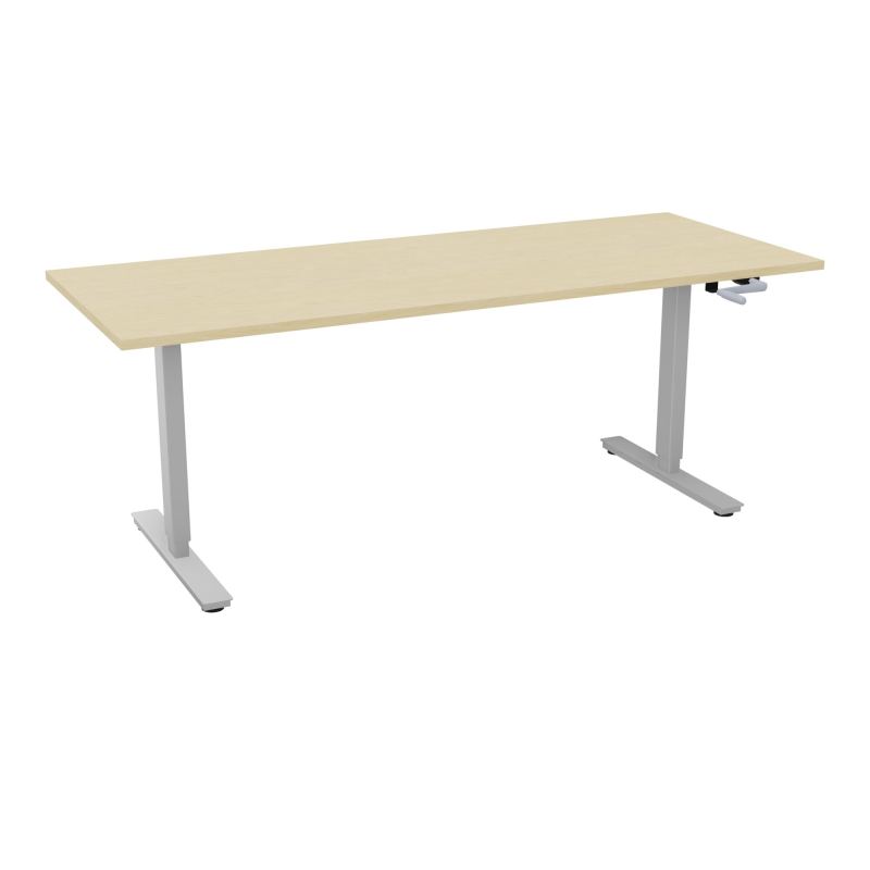 AXEL 2 BUREAU RECT 200X80 PPOBT - SYST. MANIVELLE  N8 Z4