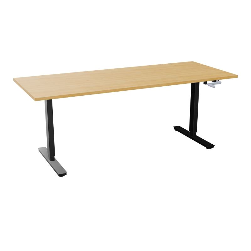 AXEL 2 BUREAU RECT 200X80 PPOBT - SYST. MANIVELLE  R5 SG