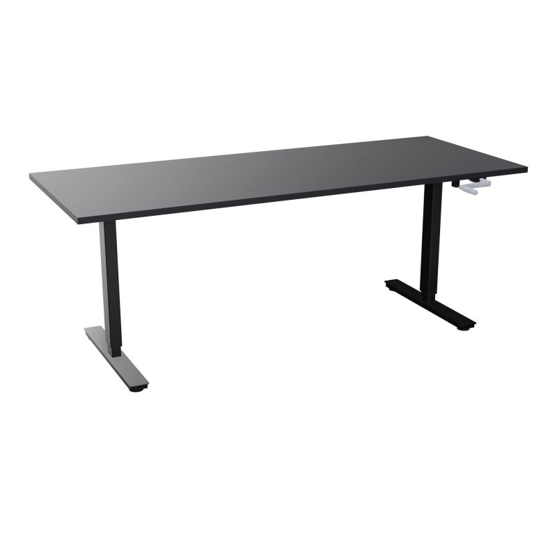 AXEL 2 BUREAU RECT 200X80 PPOBT - SYST. MANIVELLE  R9 SG