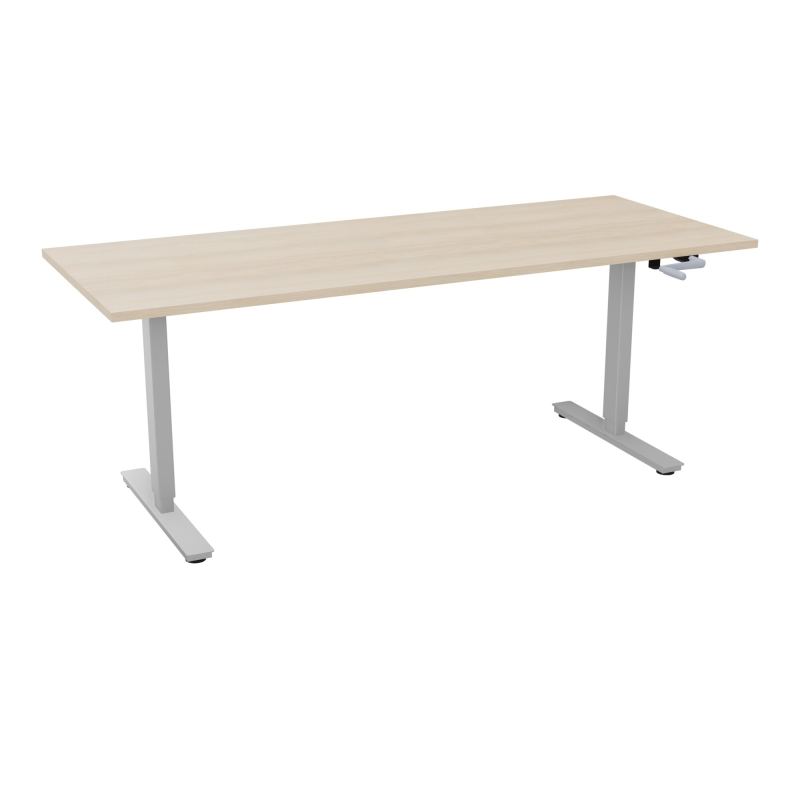 AXEL 2 BUREAU RECT 200X80 PPOBT - SYST. MANIVELLE  RZ Z4