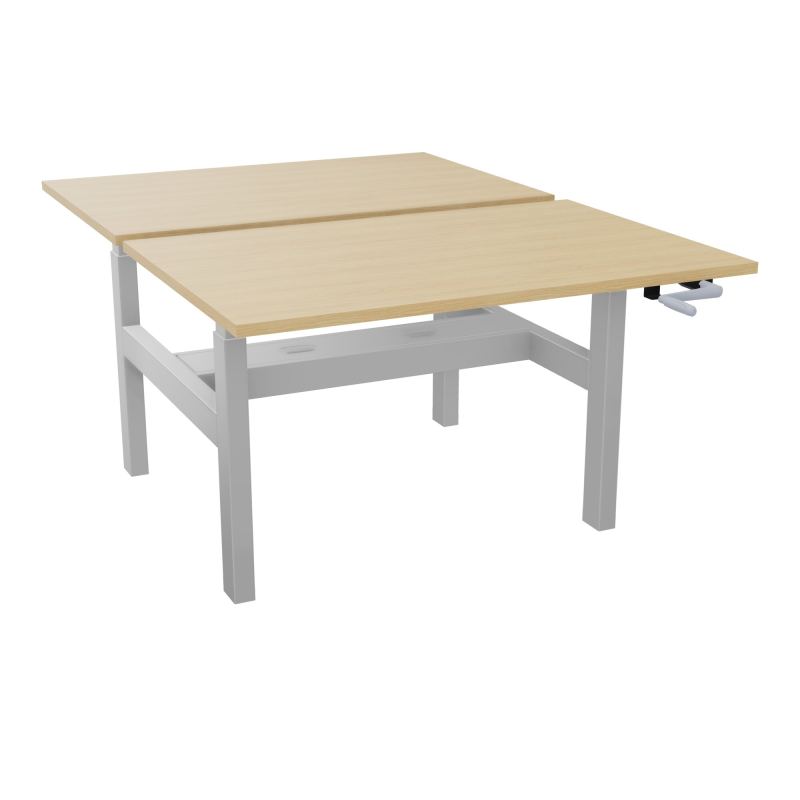 AXEL 2 BENCH 2 x RECT. L120XP80 PP OBT - SYST. MANIVELLE R1 Z4
