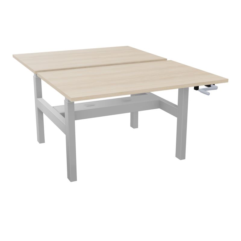 AXEL 2 BENCH 2 x RECT. L120XP80 PP OBT - SYST. MANIVELLE RZ Z4