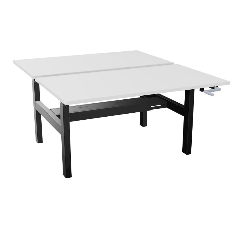 AXEL 2 BENCH 2 x RECT. L140XP80 PP OBT - SYST. MANIVELLE MG SG