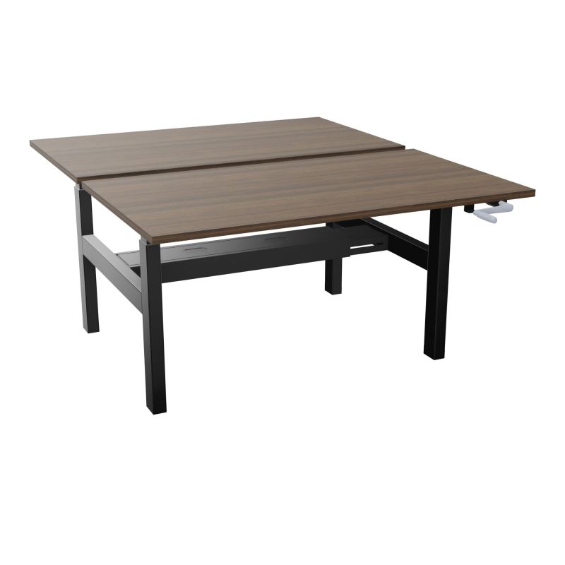 AXEL 2 BENCH 2 x RECT. L140XP80 PP OBT - SYST. MANIVELLE N6 SG