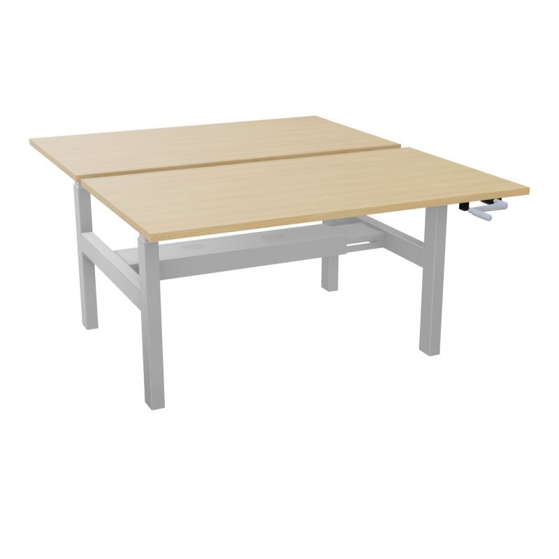 AXEL 2 BENCH 2 x RECT. L140XP80 PP OBT - SYST. MANIVELLE R1 Z4
