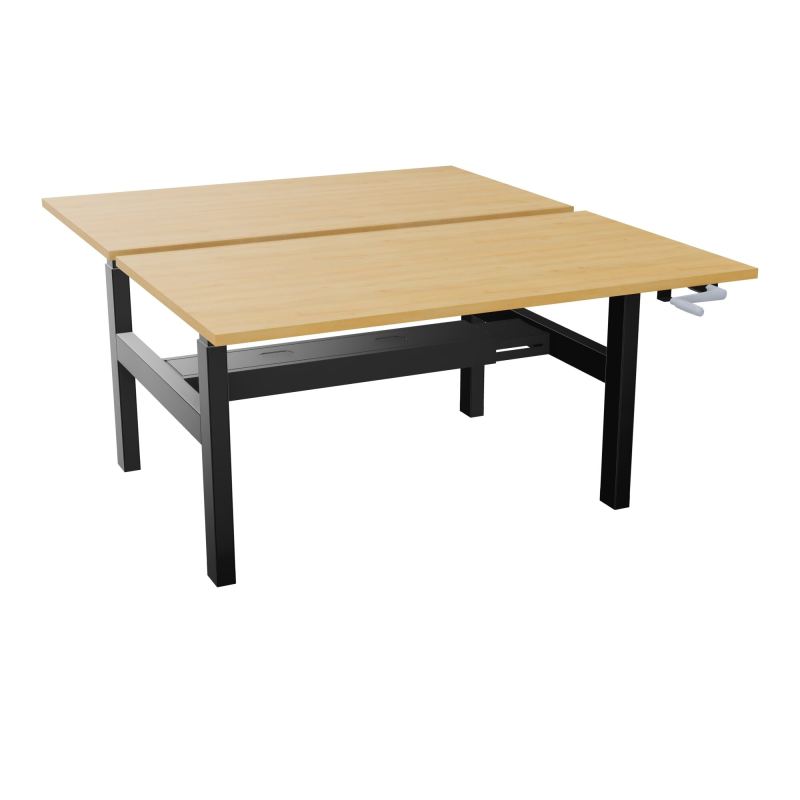 AXEL 2 BENCH 2 x RECT. L140XP80 PP OBT - SYST. MANIVELLE R5 SG