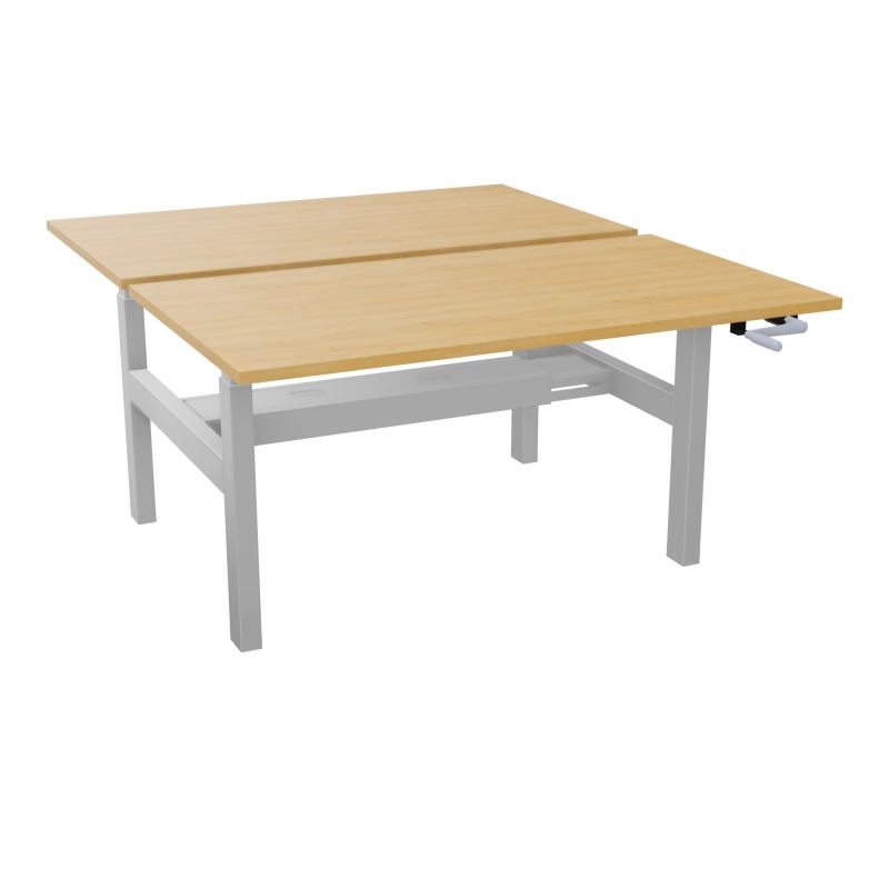 AXEL 2 BENCH 2 x RECT. L140XP80 PP OBT - SYST. MANIVELLE R5 Z4