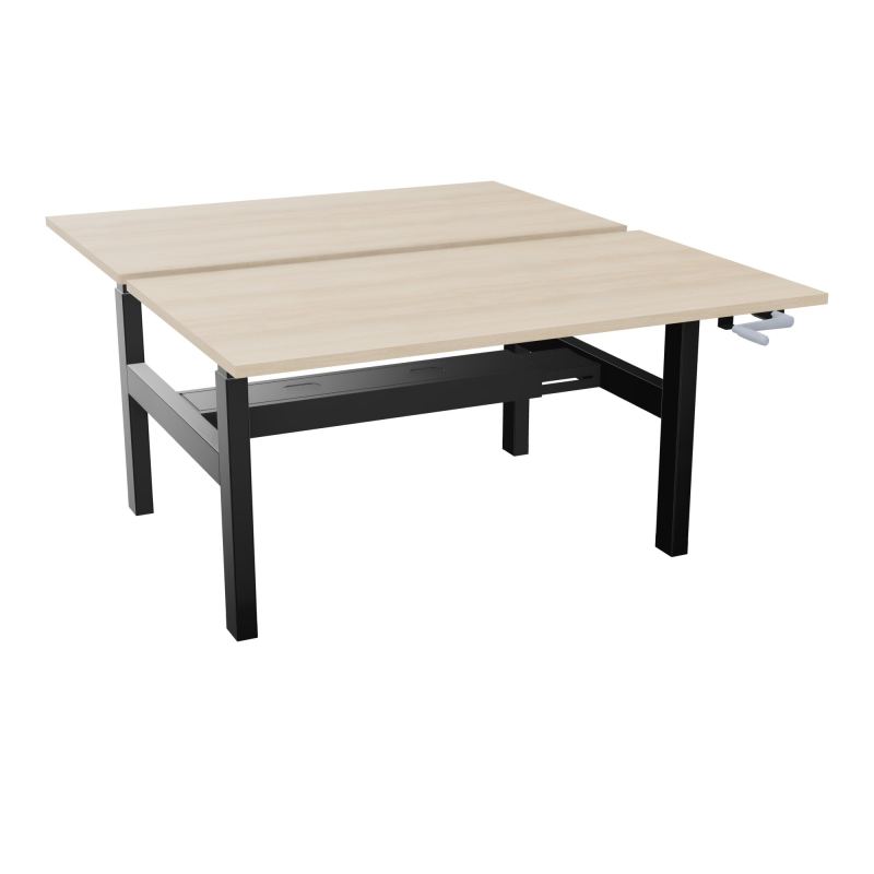 AXEL 2 BENCH 2 x RECT. L140XP80 PP OBT - SYST. MANIVELLE RZ SG