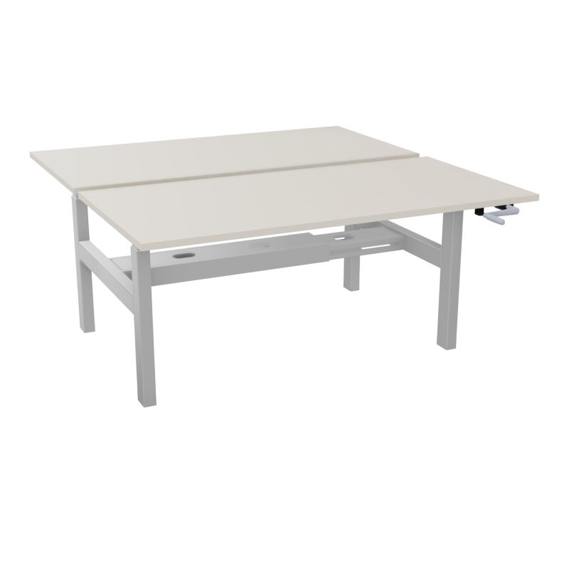 AXEL 2 BENCH 2 x RECT. L160XP80 PP OBT - SYST. MANIVELLE N5 Z4