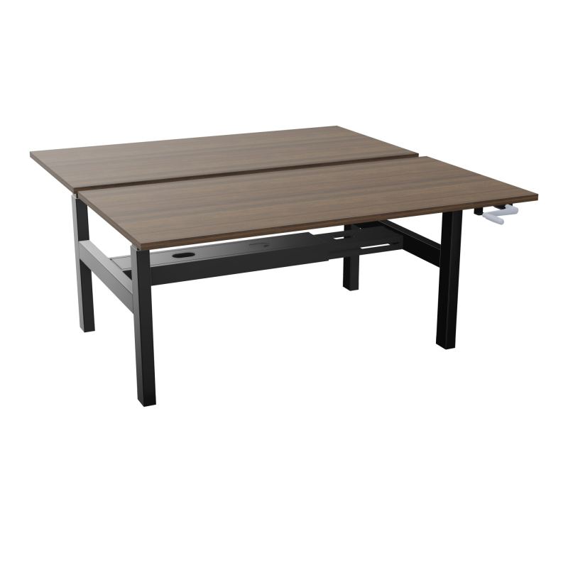 AXEL 2 BENCH 2 x RECT. L160XP80 PP OBT - SYST. MANIVELLE N6 SG