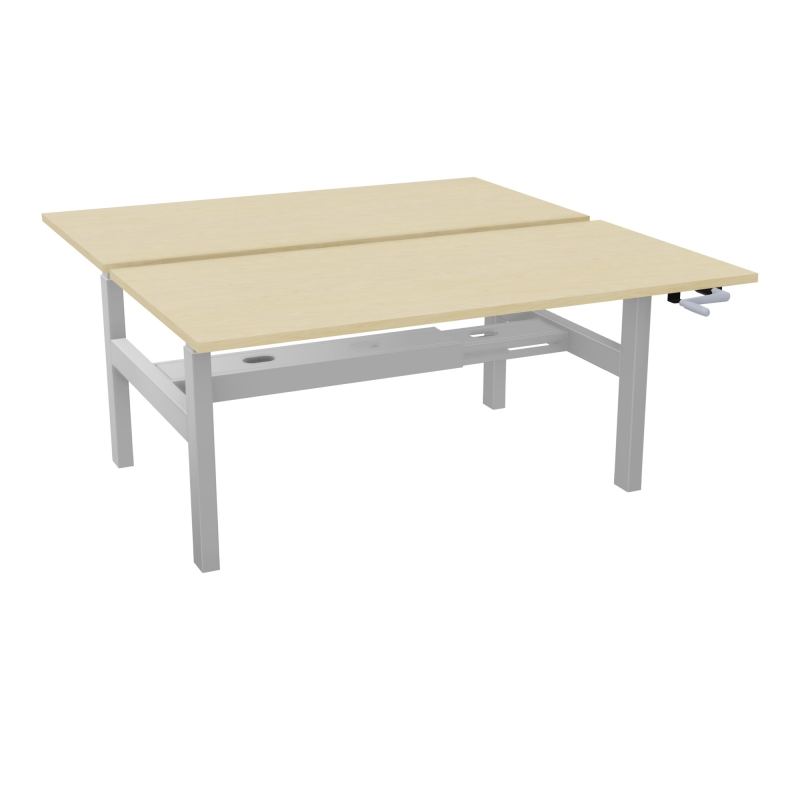 AXEL 2 BENCH 2 x RECT. L160XP80 PP OBT - SYST. MANIVELLE N8 Z4