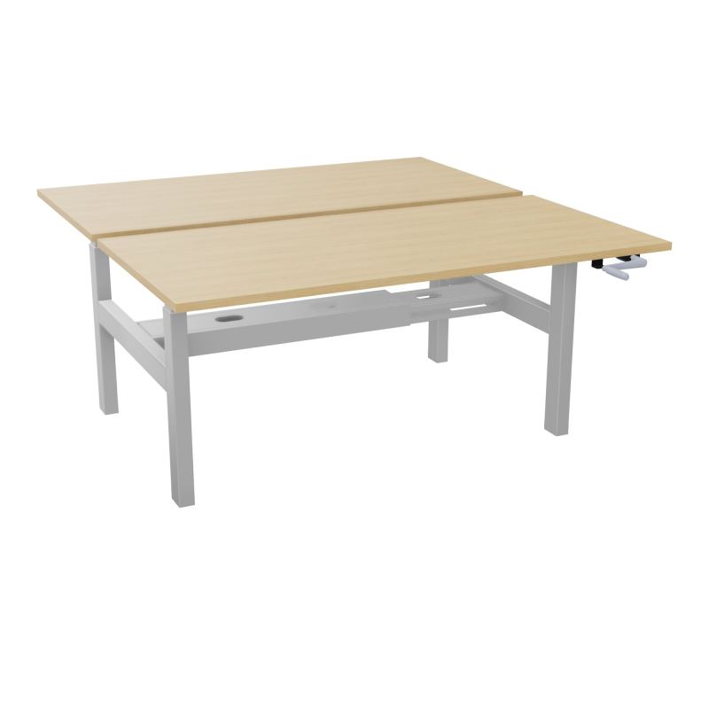 AXEL 2 BENCH 2 x RECT. L160XP80 PP OBT - SYST. MANIVELLE R1 Z4