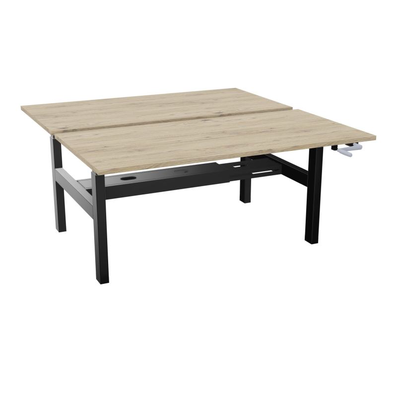 AXEL 2 BENCH 2 x RECT. L160XP80 PP OBT - SYST. MANIVELLE R3 SG