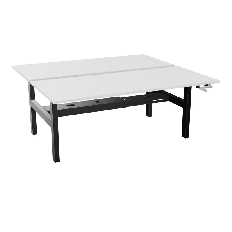 AXEL 2 BENCH 2 x RECT. L180XP80 PP OBT - SYST. MANIVELLE MG SG