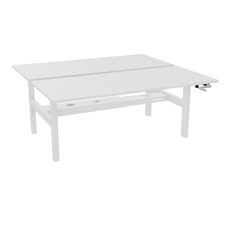 AXEL 2 BENCH 2 x RECT. L180XP80 PP OBT - SYST. MANIVELLE MG SO
