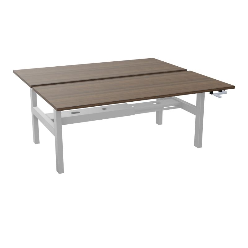 AXEL 2 BENCH 2 x RECT. L180XP80 PP OBT - SYST. MANIVELLE N6 Z4