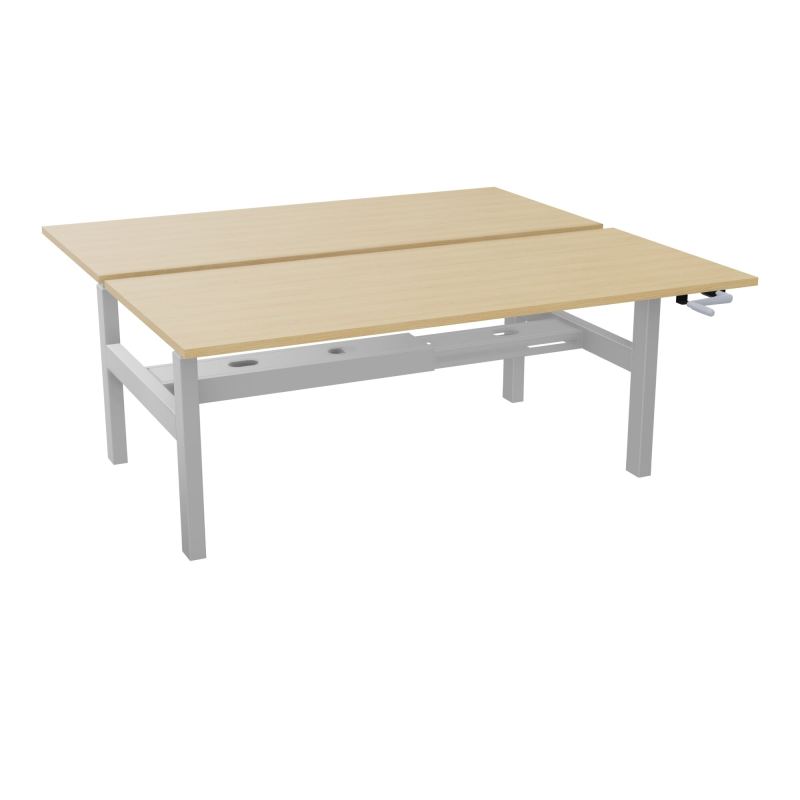AXEL 2 BENCH 2 x RECT. L180XP80 PP OBT - SYST. MANIVELLE R1 Z4