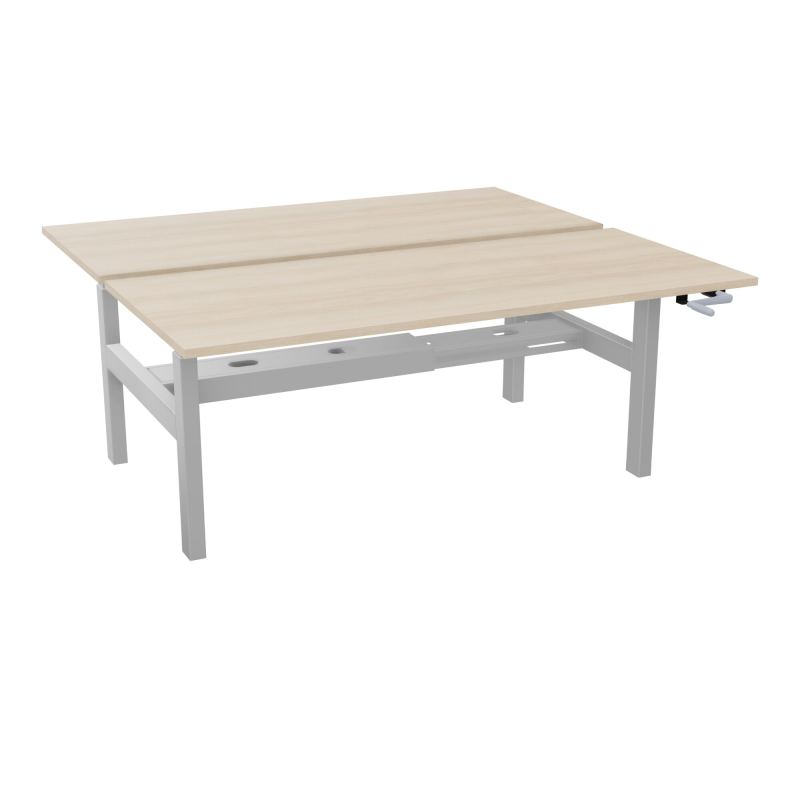 AXEL 2 BENCH 2 x RECT. L180XP80 PP OBT - SYST. MANIVELLE RZ Z4