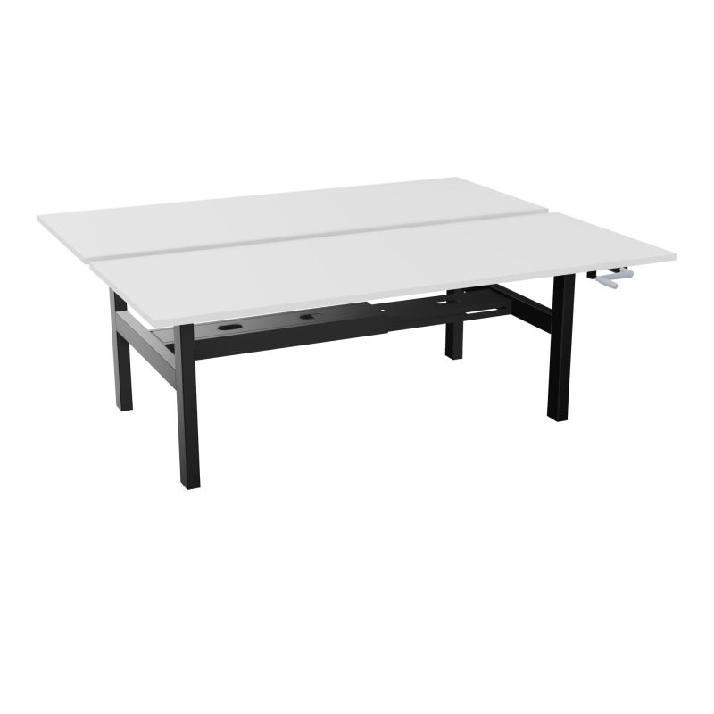 AXEL 2 BENCH 2 x RECT. L200XP80 PP OBT - SYST. MANIVELLE MG SG